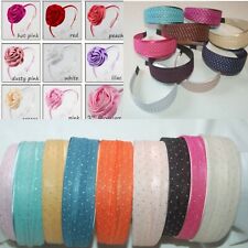 Satinhaarreifen Satin  Haarschmuck Headbands Haarband Hoop Hairbands Haarreifen 