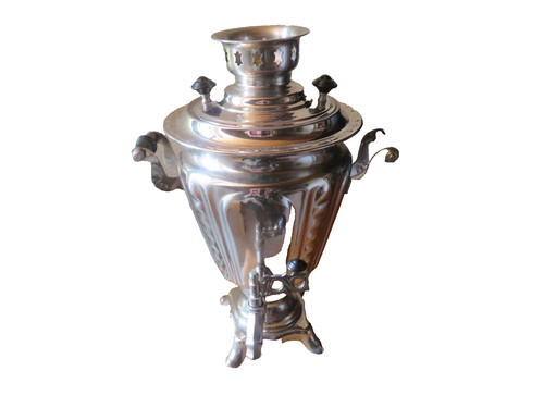 Vintage russischer samowar - vintage,