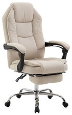 #R131524/2710 Bürostuhl Castle Stoff creme Schreibtischstuhl Computerstuhl Stuhl