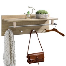 Wandgarderobe Flur Garderobe mit Kleiderhaken Hutablage Kleiderstange Diele