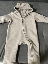 Babyoverall Teddy Unisex 56 Beige H&M Babybekleidung Babybekleidung