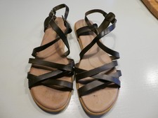 Damenschuhe, Sandalette, von Bariello/ Horsch, Gr 46, dunkelbraun, getragen.