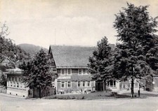 Mellenbach AK Dorfplatz Thüringen Ansichtskarte um 1960