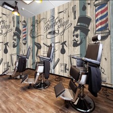 Vlies Fototapete Wandtapete Wandbilder Retro Friseursalon Schönheit 1876