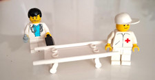 2 x LEGO® City,Minifiguren,Ärzte,Sanitäter,Trage,Spritze,Koffer 05