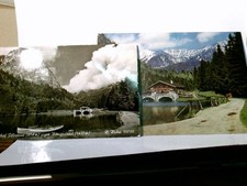 Set 2 x AK Seehaus Pflegersee. Garmisch - Partenkirchen. Gebäudeansicht mit Berg