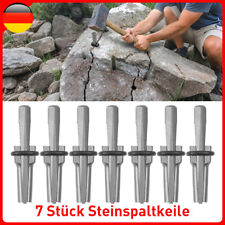 7stk Werkzeug/Hand-Spalter Stein Stopfen, Keil und Feder-Unterlegscheiben 14 mm