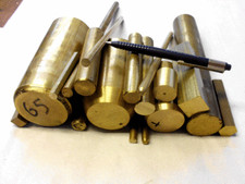 Messing -Stangenreste massiv Bastelmaterial Messing Messingstangen Modellbau 