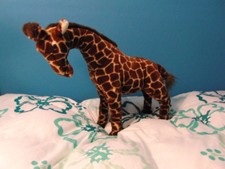 Selbst stehende große Kuscheltier Giraffe ca. 62 cm hoch, ca. 70 cm lang wie neu