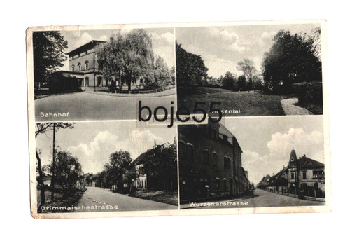 Postcard grimma nerchau mulde - postcard,