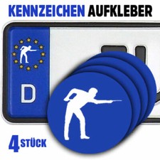 Snooker Billard Kö Kreide Kennzeichen-Vinyl-Aufkleber 4Stück für EU-Kreis