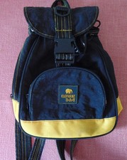 Elephant Bag, kleiner City-Rucksack in schwarz/gelb