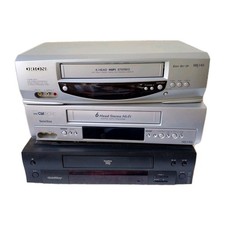 [Defekt] 3x VHS VCR Videorecorder ClaTronic Orion GoldStar Set Konvolut