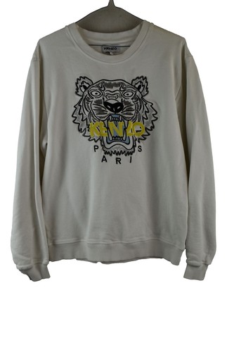 Kenzo weißes sweatshirt l - sweatshirt,