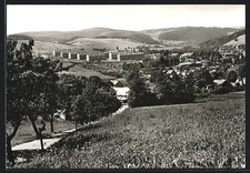 Raschau / Erzg., Ortsansicht mit Umgebung, Ansichtskarte 