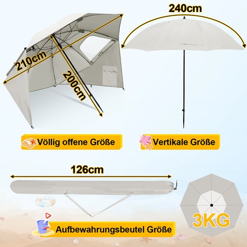 Sonnenschirm strandmuschel - sonnenschirm,