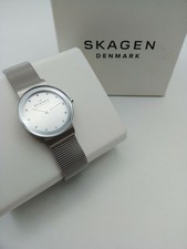 Skagen Freja Lille Uhr für Damen, Quarz-Zweizeigerwerk mit Edelstahlarmband