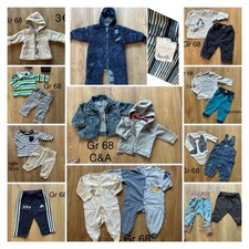 Kleidungspaket Junge Größe 68 Herbst Jeansjacke Latzhose Adidas Jogginghose