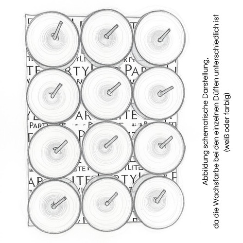 12er partylite teelichter - partylite,