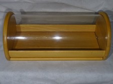 Brotkasten aus Holz mit Plexiglas Design 70er Jahre Dänemark Bodum Vintage.