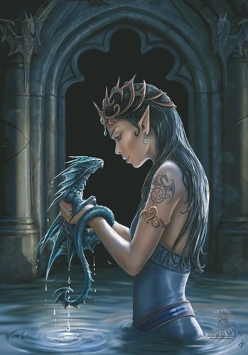 Anne stokes aufkleber sticker - anne,