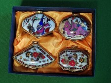 kleine Dosen, Orientalisches Porzellan, Tabletten Box Set, Asien, Blumen, Musik