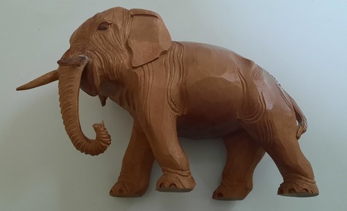 Echtholz elefant - echtholz,