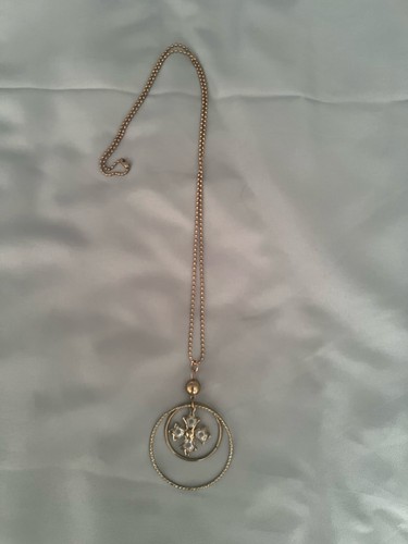 Goldene kette mit großem - goldene,