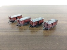 Märklin mini club 8639 Ged.Güterwagen m.Bremserhaus     4 Stück