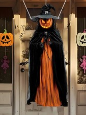 2D Halloween Horror Kürbis Mann Hängedeko Hintergrund Stoff Indoor Outdoor