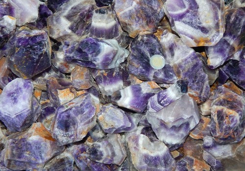 Chevron amethyst spitzen - kg,