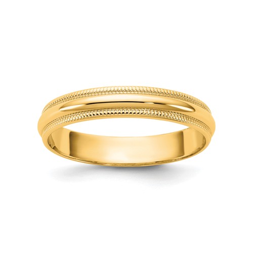14k gelbgold milgrain - 14k,