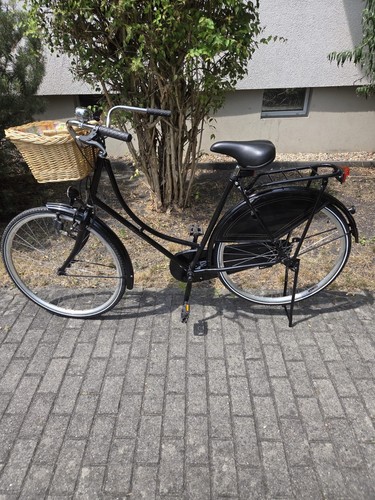 Hollandfahrrad schwarz