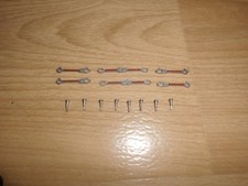 GÜTZOLD / PIKO BR 106 Satz Kuppelstangen mit silbernen Kurbelbolzen