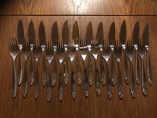 WMF - 24-teiliges Fischbesteck -Fischmotiv - Edelstahl - 12 Personen Cromargan