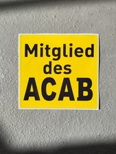 Aufkleber ACAB All Cops Are
