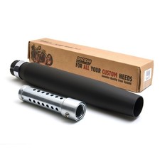 Auspuff Set STRAIGHT schwarz &