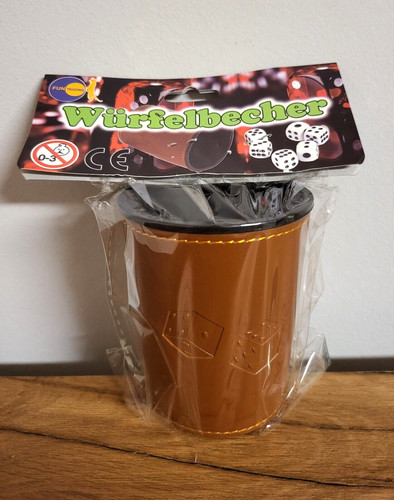 Würfelbecher mit würfel - mit, 6