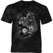 The Mountain Erwachsenen T-Shirt "Mountain Trio Moon"