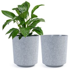 1/2er Set Blumentopf groß, in