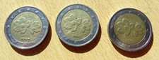 3 x 2 Euro Münzen Finnland