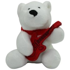 Ünver Coca-Cola, Eisbär mit Gitarre Kuscheltier 11cm Gebraucht