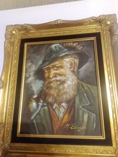 Ölgemälde Bayern signiert Kessel, Kunstmaler Düsseldorf