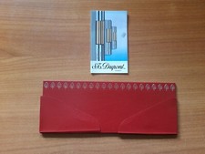 S.T. Dupont Ersatzteil Kuverttasche Couvert mit Beilblatt-Flyer Feuerzeug Leder