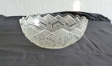 alte Glasschale   Schüssel  -  Pressglas  -   antik   /   5