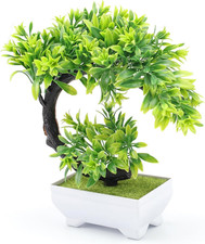 Kunstlicher Bonsai Baum 10st Echt Kunststoffpflanzen Garten Balkon Wohnzimmer Gr
