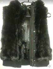 Tolle Fellweste in Schwarz mit