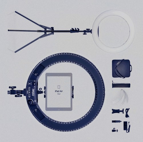 Ringlicht mit profi - ringlicht, stativ