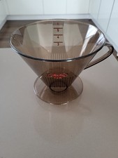 Melitta 1 x 6 Kunststoff Filter für 6 Tassen 1 Loch Kaffeefilter braun