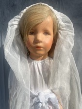 Antike Käthe Kruse Puppe Stoffkopf Hinterkopfnaht Vorkriegszeit Top Zustand